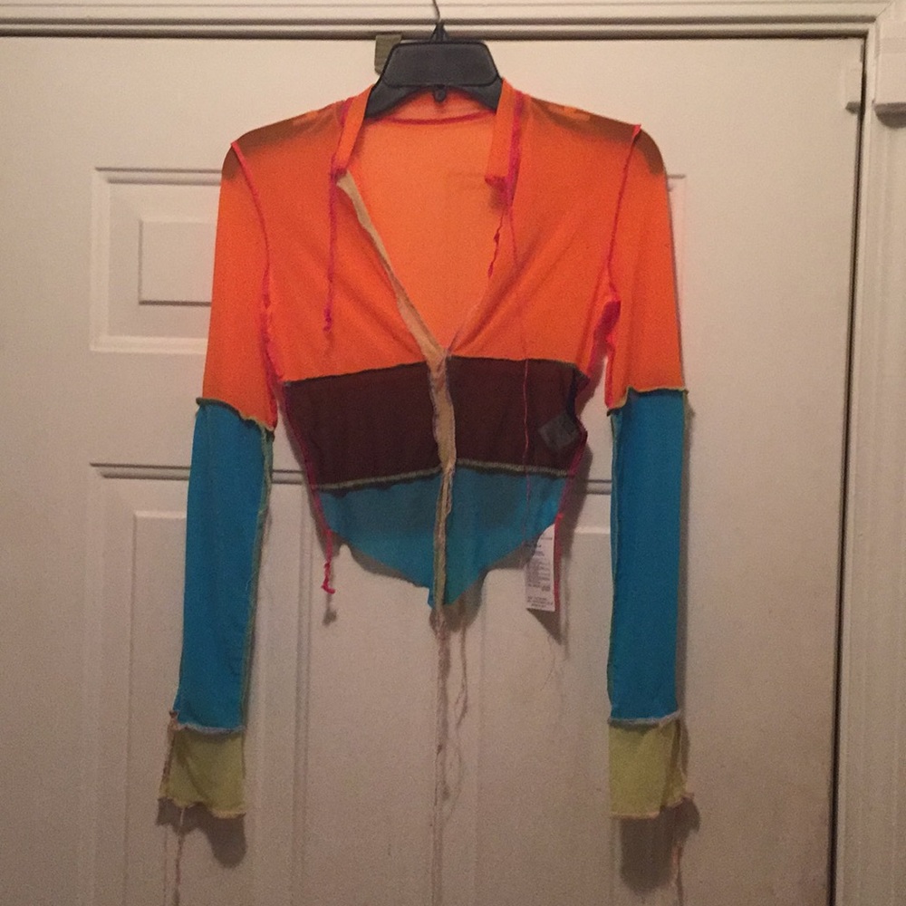 Sheer Top, Sz S, New